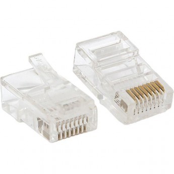 Коннектор RJ-45 EKF TERACOM неэкранированный 8P8C Cat.5E универсальный (уп.10шт) Коннектор RJ-45 EKF TERACOM неэкранированный 8P8C Cat.5E универсальный (уп.10шт)